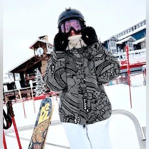 NWT Free People bunny slopes coat small